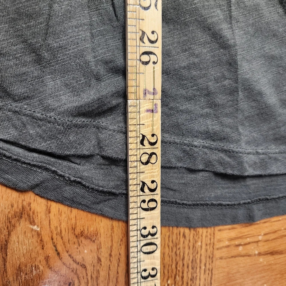 Old Navy Gray Green V-Neck Short Sleeve Plus Size 4X Top - Picture 4 of 8